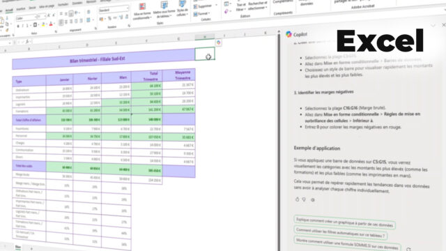 Apprendre Copilot IA pour Excel