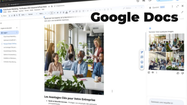 Optimiser sa productivité avec Gemini dans Google Docs